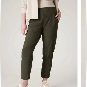 Athleta Brooklyn Utility Ankle Pants - Aspen Olive Size 16